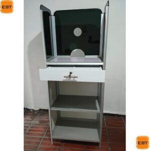 Mueble para área de cobros MAX-85 | 0.65m Ancho x 0.40m Fondo x 1.67m Alto