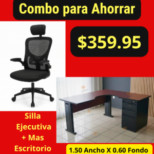 Silla Ejecutiva mas Escritorio A-15