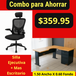 Silla Ejecutiva mas Escritorio A-16