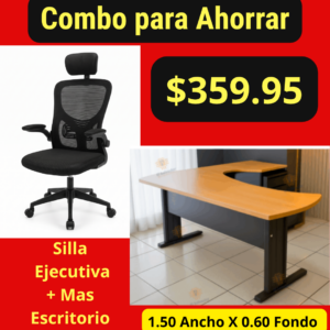 Silla Ejecutiva mas Escritorio A-18