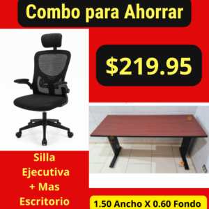 Silla Ejecutiva mas Escritorio A-2