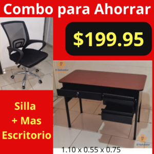 Combo para Ahorrar - Silla de Oficina Ejecutiva + Escritorio Ejecutivo