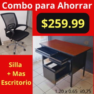 Combo para Ahorrar - Silla de Oficina Ejecutiva + Escritorio Ejecutivo