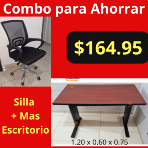 Combo para Ahorrar - Silla de Oficina Ejecutiva + Escritorio Ejecutivo