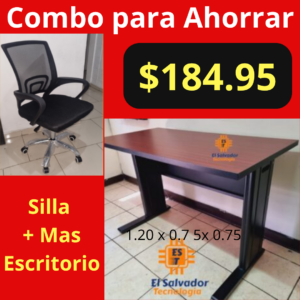 Combo para Ahorrar - Silla de Oficina Ejecutiva + Escritorio Ejecutivo