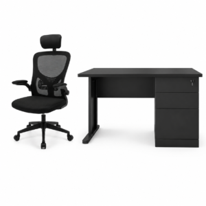 Silla de Oficina Ejecutiva Premium mas Escritorio A 12 | Muebles Zeus El Salvador