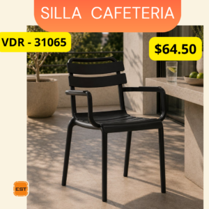 Silla Cafeteria Zeus VDR 31065 Premium - Ergonomía Avanzada y Diseño Corporativo