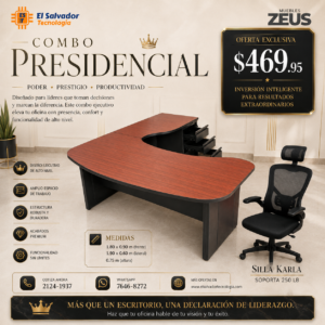 Combo para Ahorro Ejecutivo - Escritorio mas Silla de Oficina - 342