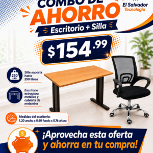 Combo para Ahorro - Escritorio mas Silla de Oficina -113