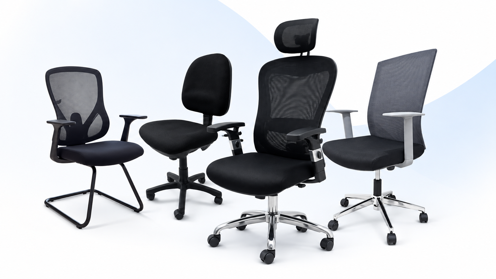 Sillas de Oficina en El Salvador - modelos ergonómicos, ejecutivos, secretariales y de espera