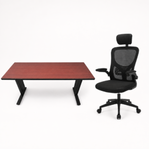 Silla de Oficina Ejecutiva Ergonómica mas Escritorio A 2 | Muebles Zeus El Salvador
