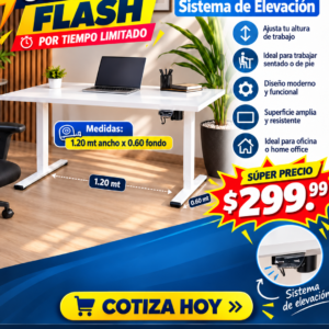 Escritorio con Sistema de Elevacion