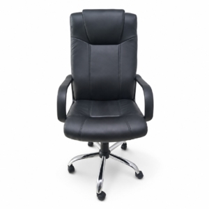 Silla de Oficina Gerencial de Alto Rendimiento Simulado Asturias mkt 280 de Cuero PU | Muebles Zeus El Salvador
