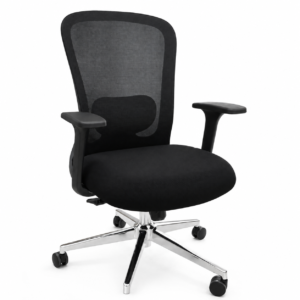 Silla de Oficina Secretarial Ergonómica Ergonmica Medio Modelo Monet Soporta hasta 300 Lbs mkt 300smn de Malla | Muebles Zeus El Salvador