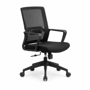 Silla de Oficina Moderna Atenas Medio de Malla | Muebles Zeus El Salvador