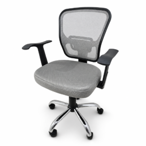 Silla de Oficina Secretarial Ergonómica Munich mkt 250smg de Malla | Muebles Zeus El Salvador