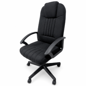 Silla de Oficina Gerencial Ergonómica Valencia Deluxe L006 de Tela | Muebles Zeus El Salvador