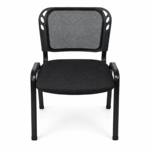 Silla de Oficina de Espera para Recepción de Malla | Muebles Zeus El Salvador